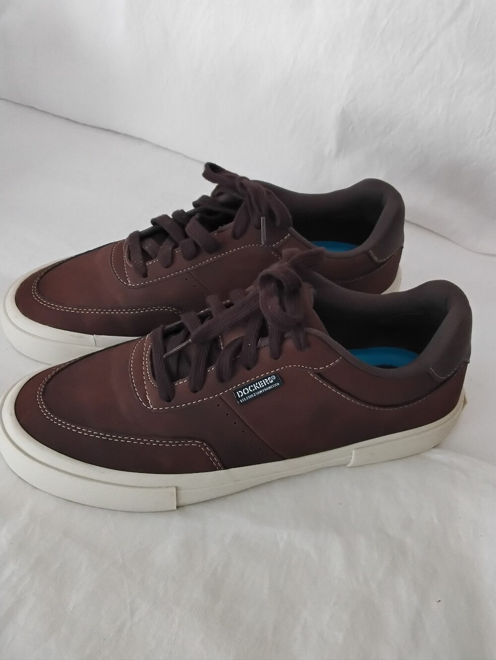 Dockers Marco Men's Dark Brown Low-Top Lace-Up Supreme Comfort Sneakers